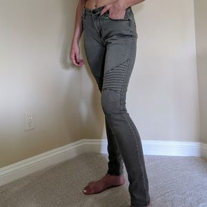 Army green motorcycle pants